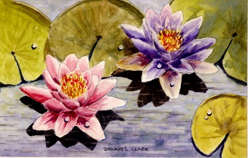 how to paint water lilies in watercolour online art lessons watercolor paint online