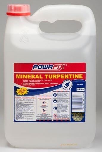 mineral turpentine bottle